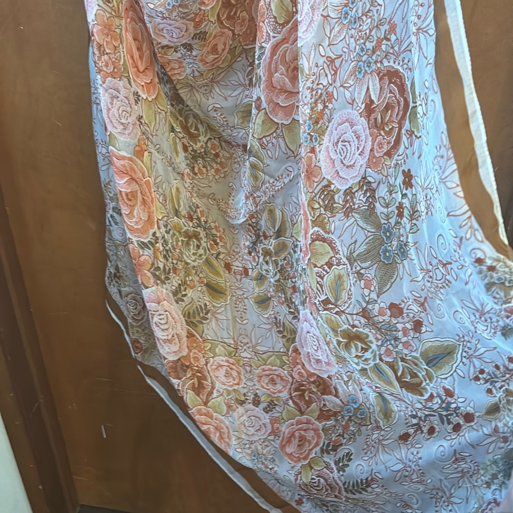 Gorgeous Johnny Was silk scarf